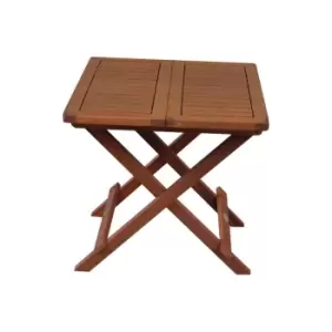 Amir Mini Folding Wooden Side Table - wilko - Garden & Outdoor