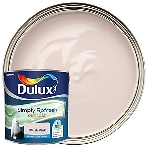 Dulux Simply Refresh One Coat Blush Pink Matt Emulsion Paint 2.5L