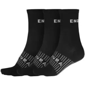 Endura Coolmax Race Sock - Triple Pack - Black