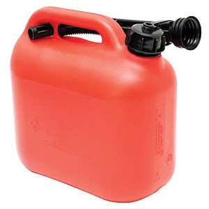 The Handy Red Plastic Fuel Can - 5L