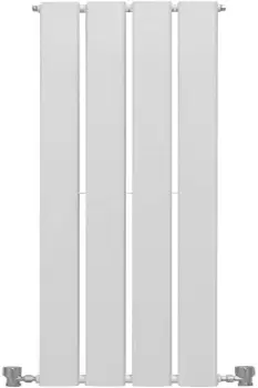 Designer Flat Panel Radiators Gloss White 1600mm x 280mm
