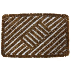 Mud Stopper 50 x 80cm Cheadle Wire and Natural Coir Scraper Doormat