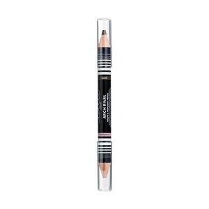 Lottie London Arch Rival - Brow Pencil and Highlight Duo Dark Brown