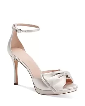 kate spade new york Womens Bridal Bow Strappy High-Heel Sandals