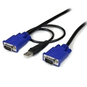 10 ft 2 in 1 Ultra Thin USB KVM Cable