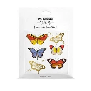 Paperself Temporary Tattoos - Butterflies