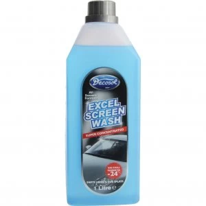 Decosol Excel Concentrated Screen Wash 1l