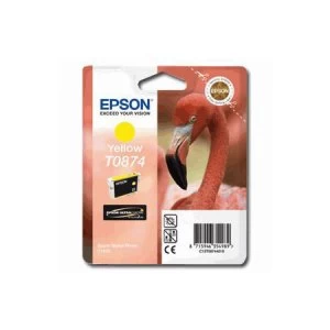 Epson Flamingo T0874 Yellow Ink Cartridge