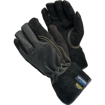 32 Tegera Black Kevlar Gloves - Size 9