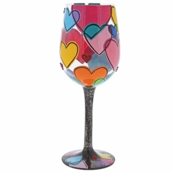 Love Is All Around Us (Lolita) Wine Glass