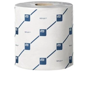 Tork Reflex Wiper Roll White 2 Ply 429 Sheets Pack of 6
