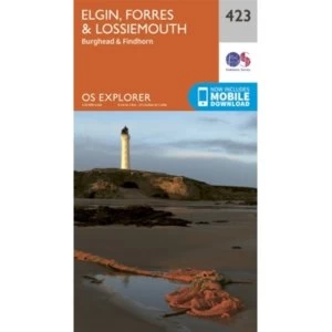 Elgin, Forres and Lossiemouth by Ordnance Survey (Sheet map, folded, 2015)