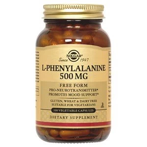 Solgar L Phenylalanine 500 mg Vegetable Capsules 50 Vegicaps