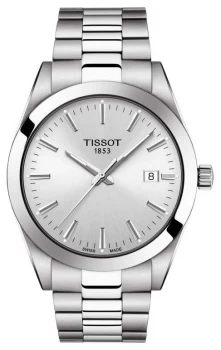 Tissot Gentleman Stainless Steel Bracelet Silver Dial Watch