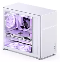 Jonsbo D41 Mesh Standard ATX PC Case - White, Tempered Glass