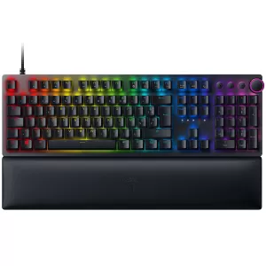 Razer Huntsman V2 RGB Gaming Keyboard (Purple Switches) - Black