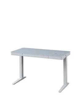 Koble Lana 2.0 Desk With Wireless Charging, Bluetooth Speakers And Electric Height Adjustment - Grey