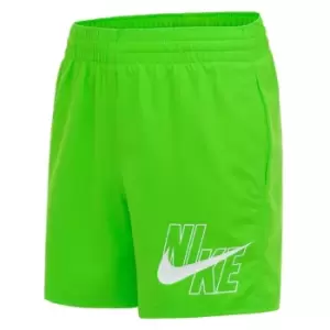 Nike 4 Volley Swim Shorts Junior Boys - Green