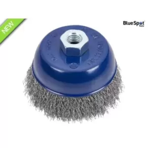 Blue Spot Tools Steel Wire Cup Brush 100mm M14 X 2