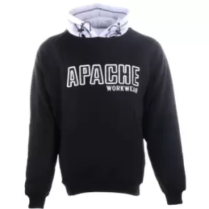 Apache Hooded Sweatshirt - XXL - Black/Grey