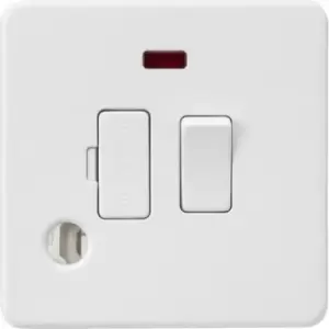 MLA Knightsbridge 13A Switched Fused Spur With Neon And Flex Outlet Matt White - SF6300FMW