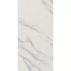 White Marble Effect Wall Tile 30 x 60cm - Marmore