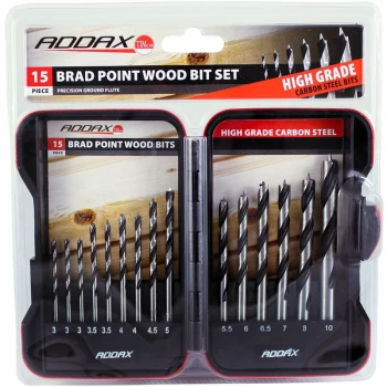 Addax - Wood Drill Bit Set 15pc