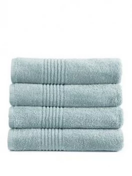 Eden Egyptian Pair Of Cotton Towels - Duck Egg