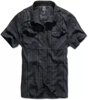 Brandit Roadstar Shirt, black-blue, Size 3XL, black-blue, Size 3XL