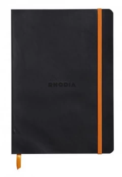 Rhodiarama Softcover Notebook Lined A5 Black