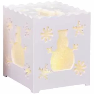 Christmas Shop Battery Table Light (One size) (Snowman) - Snowman