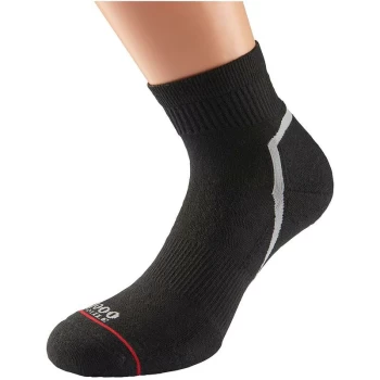 1000 Mile - Active QTR Sock Mens (Single) - Medium - Black