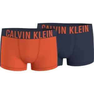 Calvin Klein 2 Pack Trunks - Orange