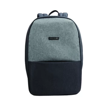 15.6" Travelsafe Laptop Backpack + USB Connector Type C 460x170x290mm Grey BB-3452G-R1