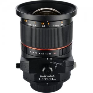 Samyang 24mm f/3.5 ED AS UMC Tilt-Shift Lens for Fujifilm X Mount - Black