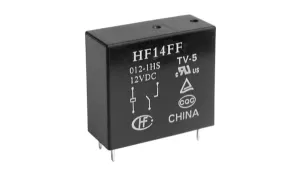 PCB relays 24 Vdc 10 A 1 change over Hongfa HF14FF