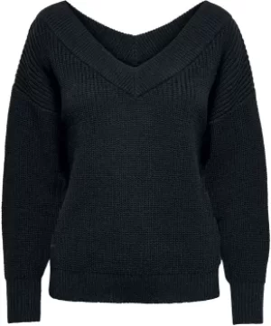 Only Melton Life Pullover Knit jumper black