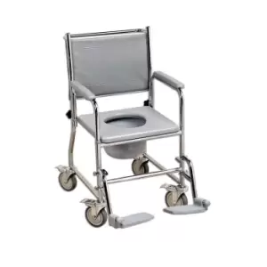 NRS Healthcare Wheeled Commode - Fixed Height