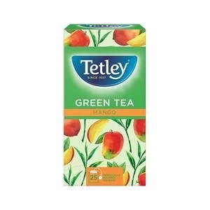 Original Tetley Tea Bags Green Tea with Mango Pack of 25 Tea Bags