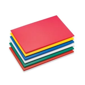 Grunwerg High Density Plastic Chopping Board Red 45 x 30 x 1 cm