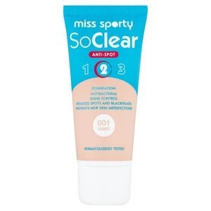 Miss Sporty So Clear Foundation Light Nude