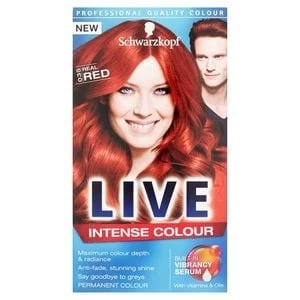 Schwarzkopf Live Intense Colour 035 Real Red Hair Dye Red