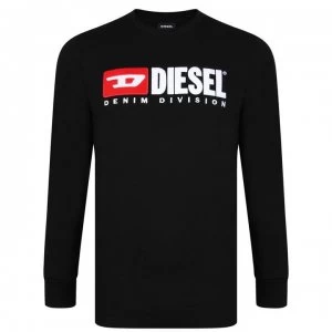 Diesel Division Long Sleeve T Shirt - Black 900