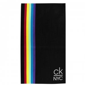 Calvin Klein NYC Logo Towel - PVH Black