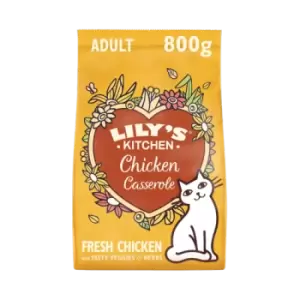 Lily's Kitchen Adult Chicken Casserole Complete Dry Cat Food 800g Bag