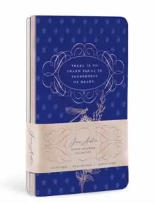 Jane Austen Sewn Pocket Notebook Collection : Set of 3