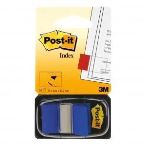 Post it 25mm Index Flags Blue 12 x 50 Flags 680 2