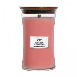 WoodWick Melon & Pink Quartz Large Candle
