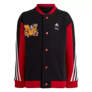 adidas x Disney Mickey Mouse Track Top Kids - Black / Better Scarlet / White