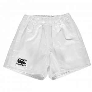 Canterbury Pro Rugby Shorts Junior Boys - White